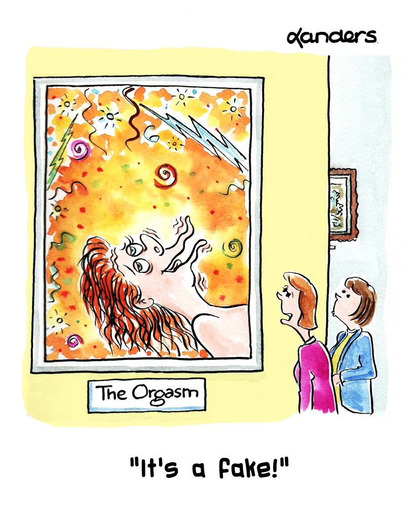 orgasm cartoon